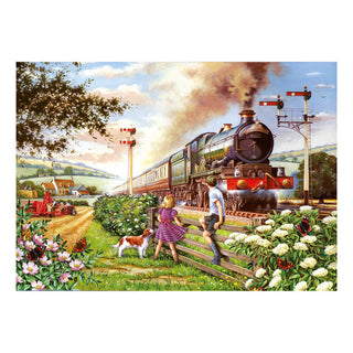 Palapeli 150 palaa tuubissa Railway Children House of Puzzle mini