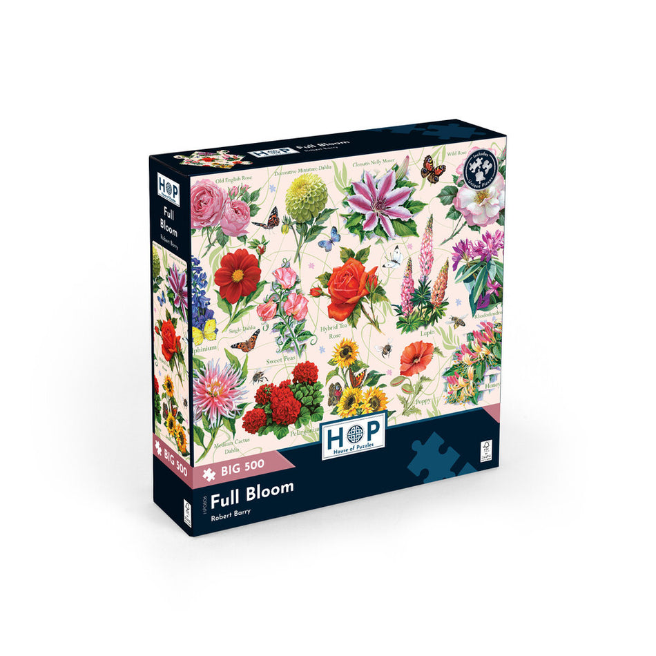 Valokuva tuotteesta Palapeli 500 palaa BIG Full Bloom House of Puzzle isopalainen, kuuluu tuoteryhmään Palapelit.