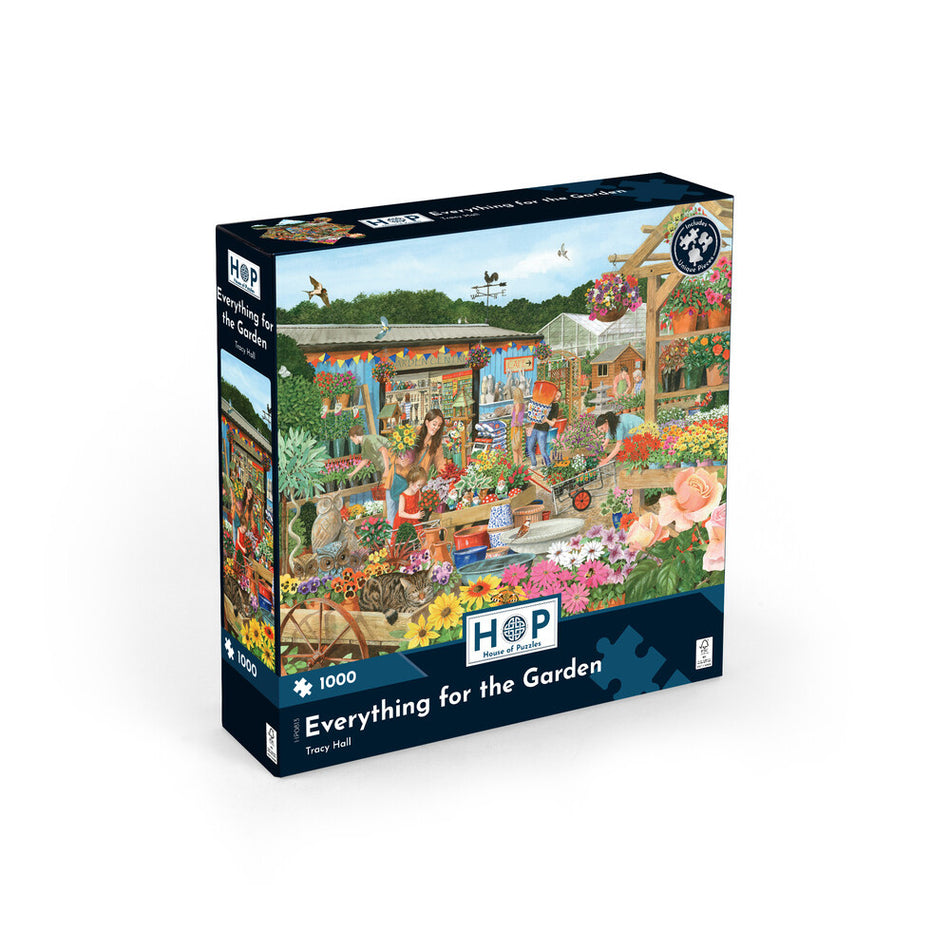 Valokuva tuotteesta Palapeli 1000 palaa Everything in the Garden House of Puzzles, kuuluu tuoteryhmään Palapelit.
