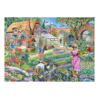 Palapeli 1000 palaa Find the difference! No. 29 - Pretty Potager House of Puzzles
