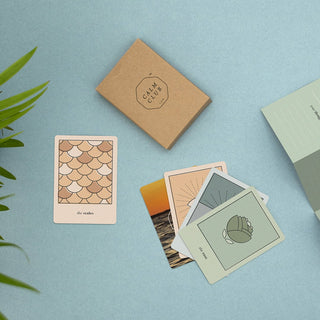 Ennustuskortit Calm Club 42 korttia ja opaskirja, englanti