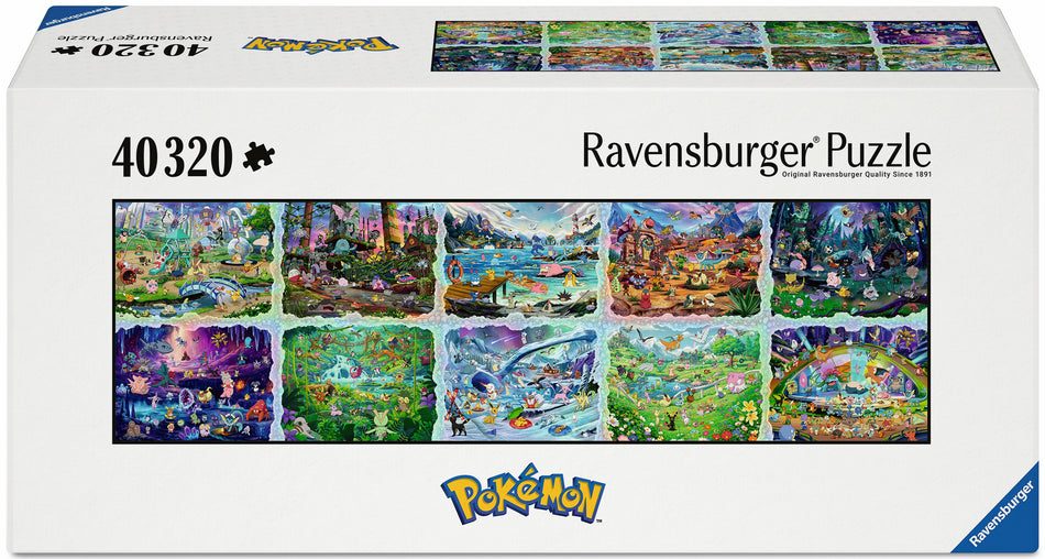 Valokuva tuotteesta Palapeli 40000 palaa Pokémon, kuuluu tuoteryhmään Palapelit.