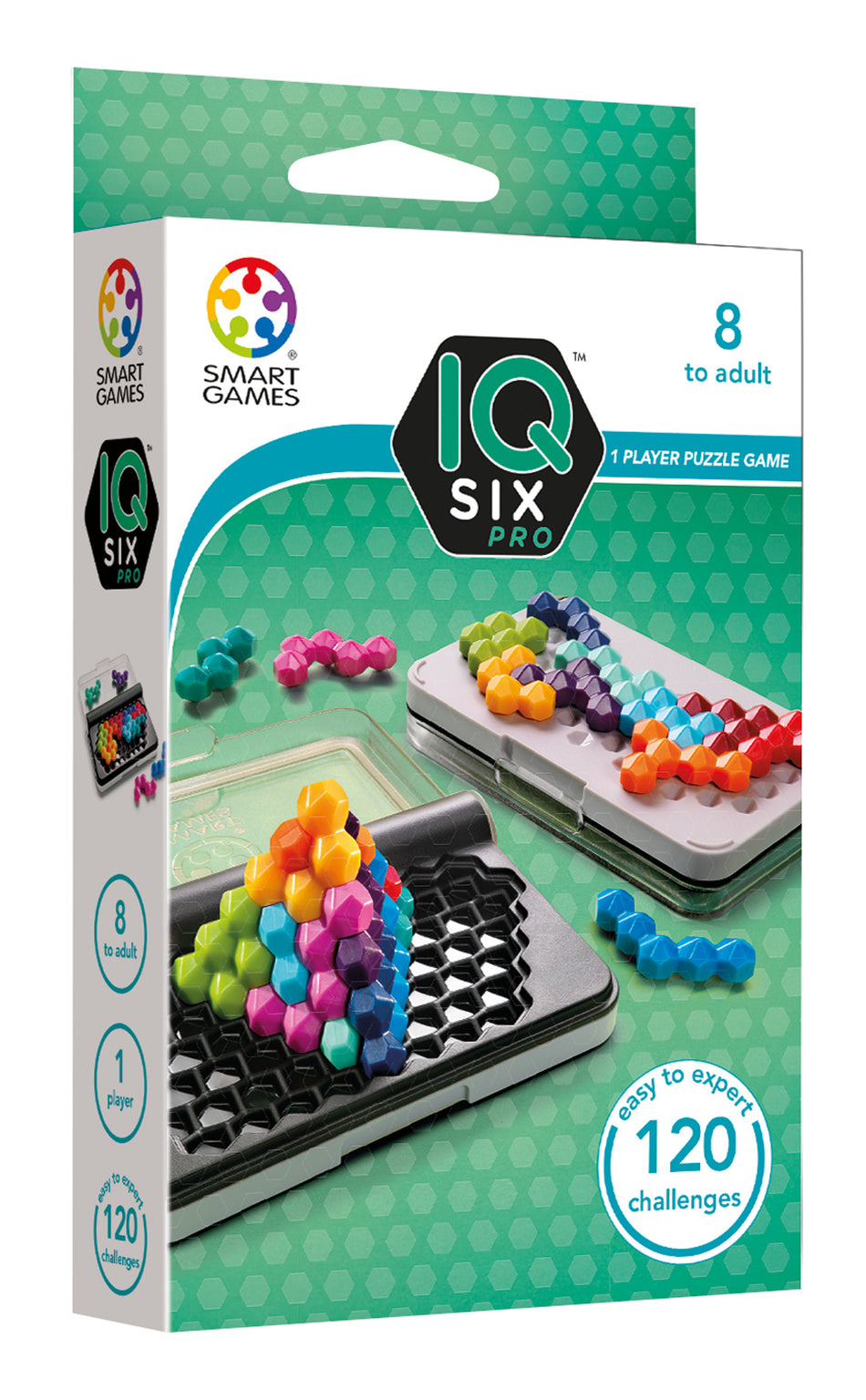 Valokuva tuotteesta IQ Six Pro SmartGames, kuuluu tuoteryhmään Muut pelit ja pelitarvikkeet.
