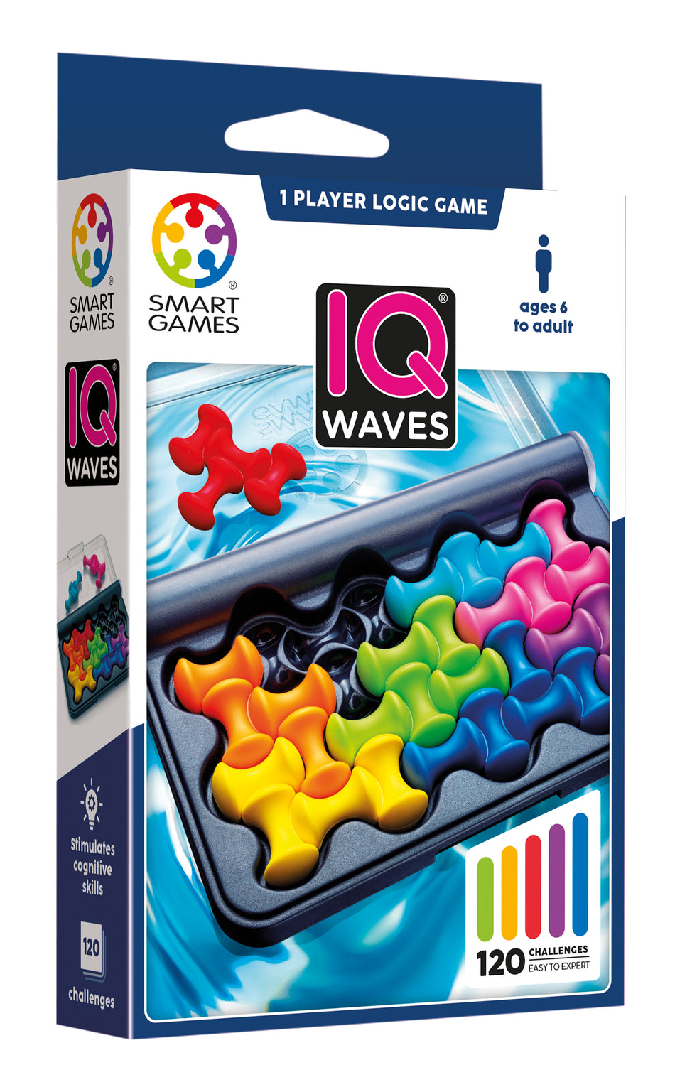 Valokuva tuotteesta IQ Waves SmartGames, kuuluu tuoteryhmään Muut pelit ja pelitarvikkeet.