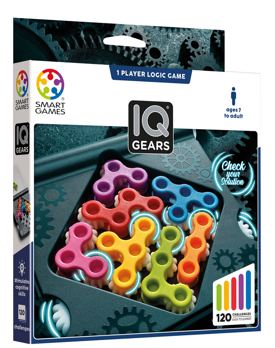 Valokuva tuotteesta IQ Gears SmartGames, kuuluu tuoteryhmään Muut pelit ja pelitarvikkeet.