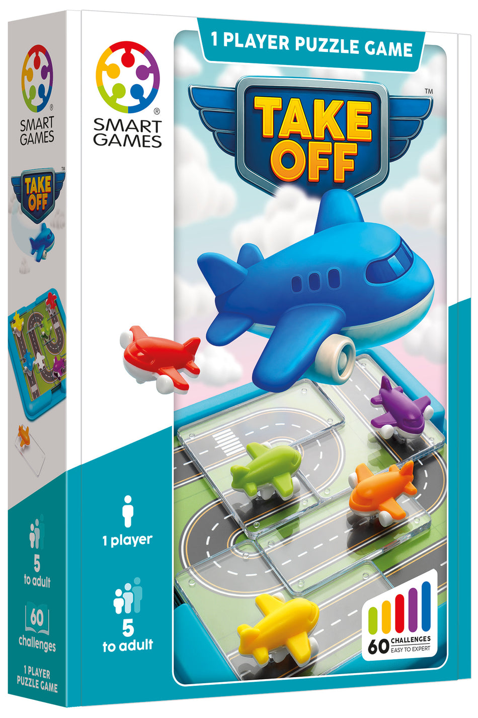 Valokuva tuotteesta SmartGames Take off, kuuluu tuoteryhmään Muut pelit ja pelitarvikkeet.