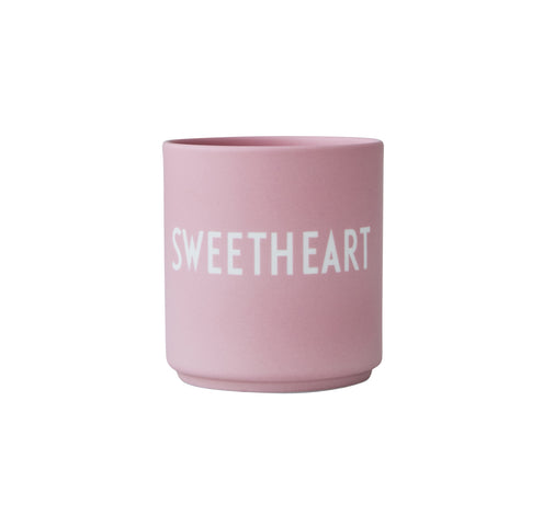Favourite Cup Sweetheart Design Letters, vaaleanpunainen