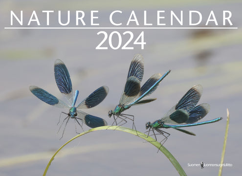 Luonnonkalenteri Nature calendar 2024 englanninkielinen