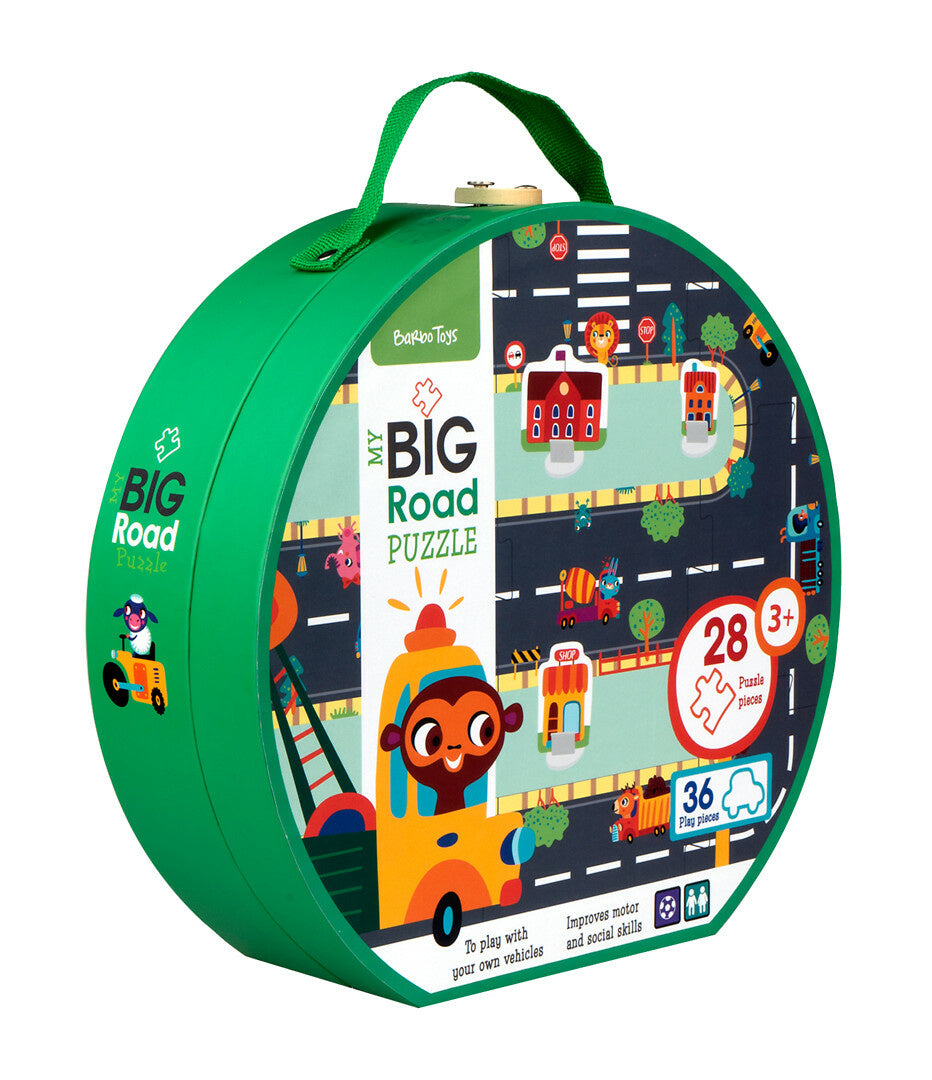 Valokuva tuotteesta Palapelisalkku Autotie, kuuluu tuoteryhmään Lautapelit.