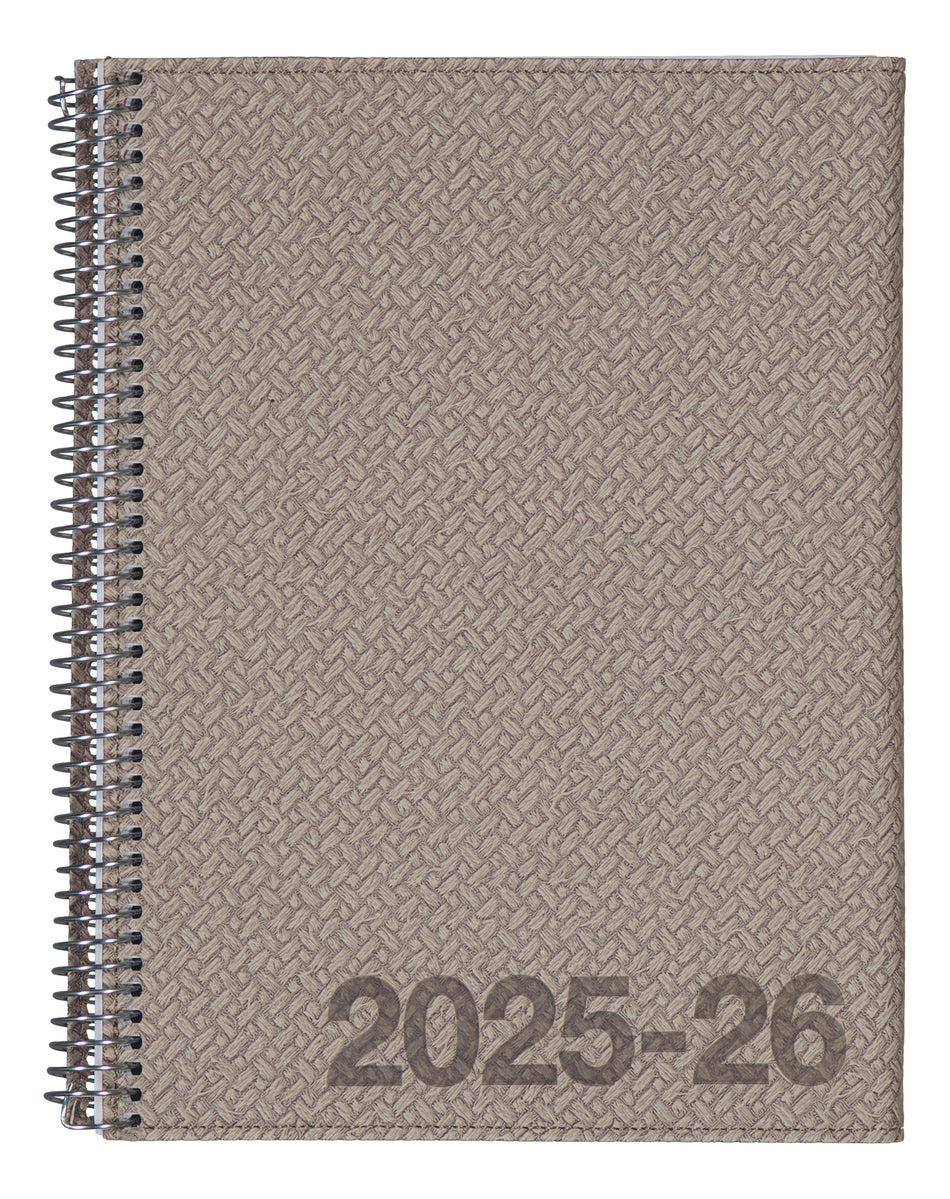 Valokuva tuotteesta Koulukalenteri Texture 25-26 A5 18kk Stone, kuuluu tuoteryhmään Lukuvuosikalenterit.