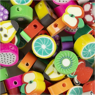 Kuviohelmet 10mm/60kpl hedelmät