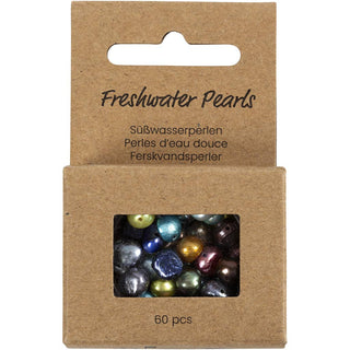 Makeanvedenhelmet 60 kpl/5-6mm helmiäisvärit