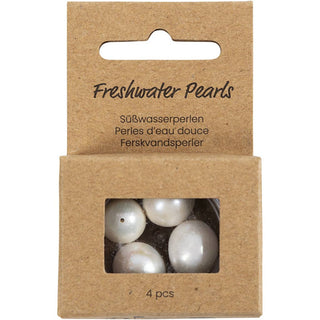 Makeanvedenhelmet 4 kpl helmiäisvalkoinen