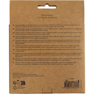 Silikonimuotti 2 kpl Meritähti, kotilo, simpukka