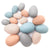 Tuotteen Pääsiäismunat 16kpl eri kokoja luonnon-pastellisävyt pikkukuva 2