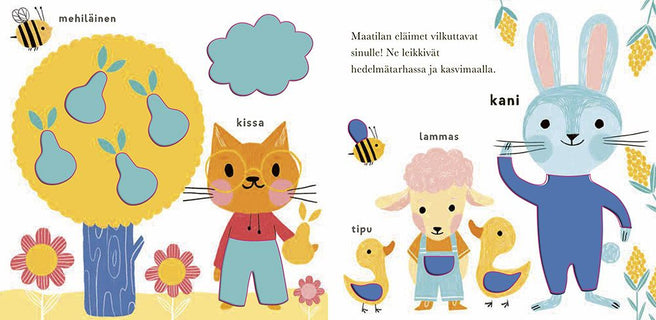 Tunne sanat sormissasi  Eläimet huopakirja