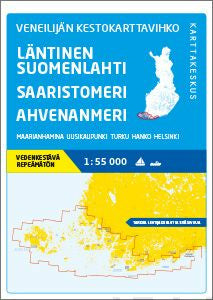Veneilijän kestokarttavihko Läntinen Suomenlahti-Saaristomeri-Ahvenanmeri