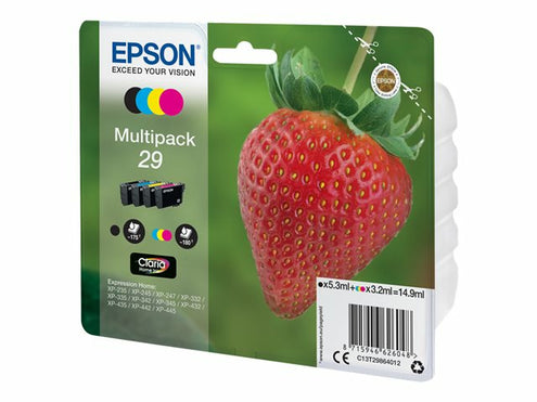Epson 29 4-väri multipack inkjetväri mansikka