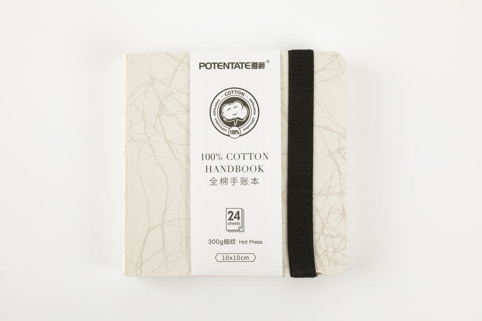 Valokuva tuotteesta Akvarelliluonnoskirja 300g 100% puuvillaa 10x10cm/24 lehteä, kuuluu tuoteryhmään Taidetarvikkeet.