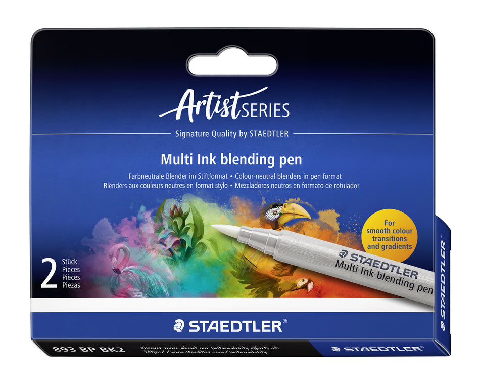 Valokuva tuotteesta Blenderkynä 2 kpl Multi ink Staedtler Artist Series, kuuluu tuoteryhmään Taidetarvikkeet.