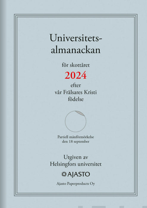 Universitetsalmanackan 2024