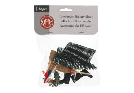 Miniatyyrisetti tonttuoven lisätarvikkeet