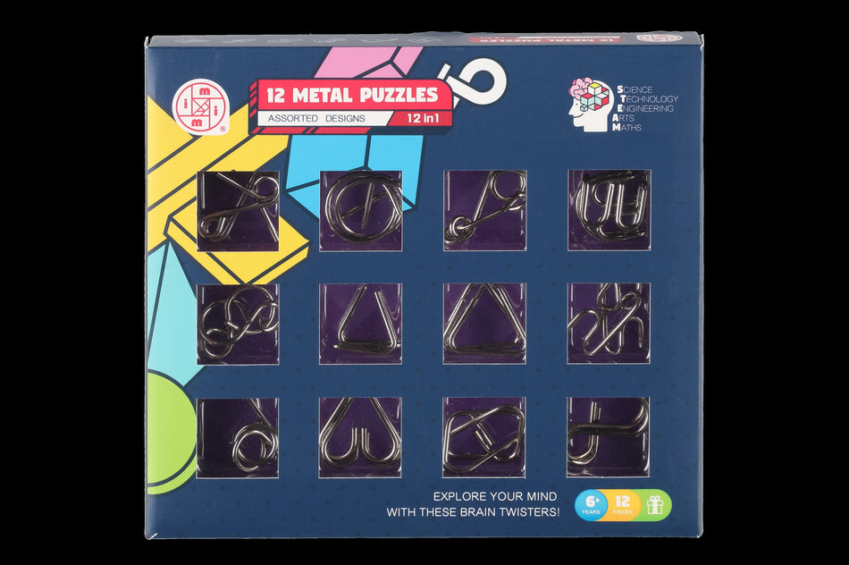 Valokuva tuotteesta Pulmapelit 12 kpl metalli, kuuluu tuoteryhmään Muut pelit ja pelitarvikkeet.