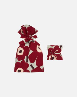 Lahjapussi Marimekko Marimade Unikko / Pieni Unikko, 2 kpl setti