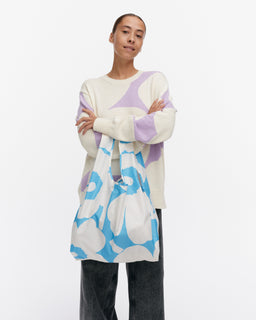 Kassi Marimekko Smartbag Unikko, luonnon valkoinen, sininen