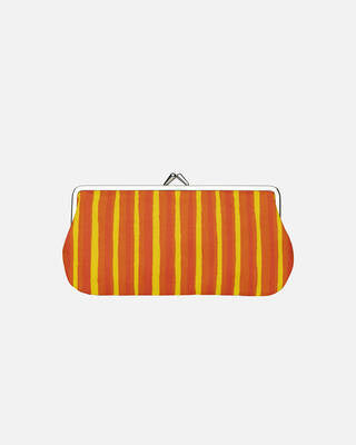 Valokuva tuotteesta Silmälasikukkaro Marimekko Piccolo, oranssi, munakoiso, kuuluu tuoteryhmään Laukut kukkarot.