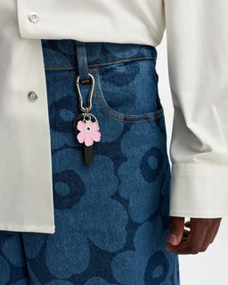 Avaimenperä Marimekko Puhallus Unikko II, vaaleanpunainen