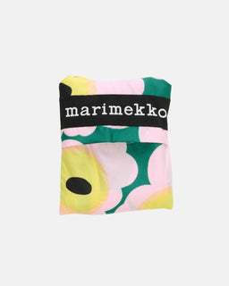 Kassi Marimekko Smartbag Unikko, tummanvihreä, vaaleanpunainen, keltainen