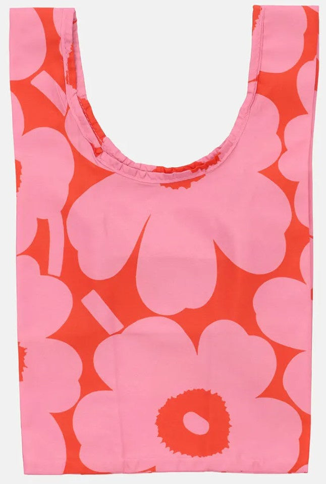Valokuva tuotteesta Kassi Marimekko Mini Smartbag Unikko punainen, vaaleanpunainen, kuuluu tuoteryhmään Laukut kukkarot.