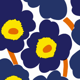 Servetti Marimekko 33cm Unikko sinikeltainen