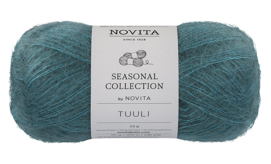 Valokuva tuotteesta Lanka Novita Tuuli 25g 184 komeetta, kuuluu tuoteryhmään Käsityötarvikkeet.