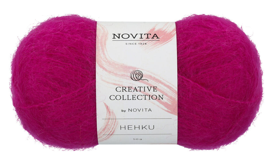Valokuva tuotteesta Lanka Novita Hehku 50 g 5581 makea, kuuluu tuoteryhmään Käsityötarvikkeet.