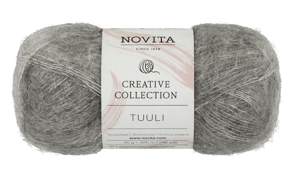 Valokuva tuotteesta Lanka Novita Tuuli 25g 042 kari, kuuluu tuoteryhmään Käsityötarvikkeet.