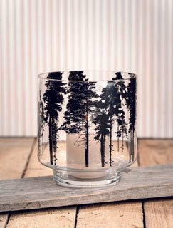 Nordic kynttilälyhty/maljakko Metsä 17cm