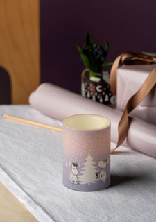 LED-kynttilä Muumi Lumisade 10 cm Muurla