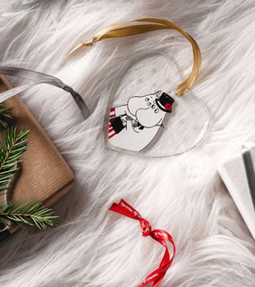 Joulukoriste Muumi Muumimamma ja Muumipappa Muurla