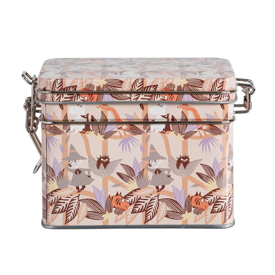 Valokuva tuotteesta Teepurkki Muumi Latvus oranssi, kuuluu tuoteryhmään Sisustus kodin tarvikkeet.