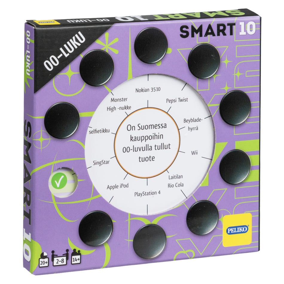 Valokuva tuotteesta SMART10 lisäkysymykset 00-luku, kuuluu tuoteryhmään Lautapelit.
