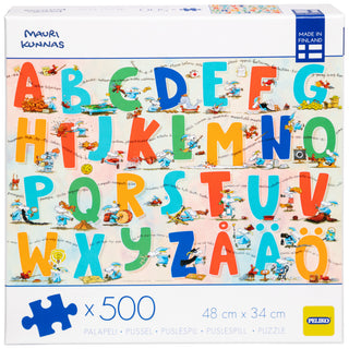 Palapeli 500 palaa Aakkoset Mauri Kunnas