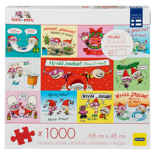 Palapeli 1000 palaa Tatu ja Patu Joulun toivotukset