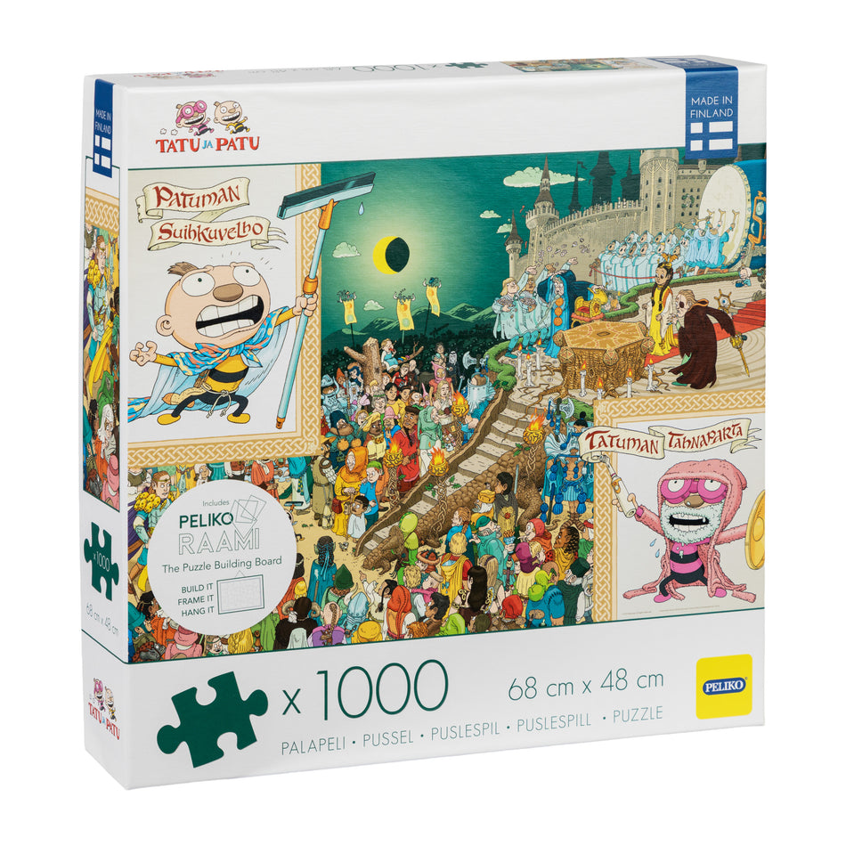 Valokuva tuotteesta Palapeli 1000 palaa Tatu ja Patu Fantasiaseikkailu, kuuluu tuoteryhmään Palapelit.