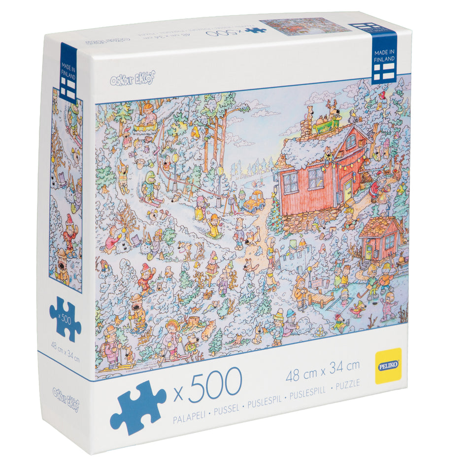 Valokuva tuotteesta Palapeli 500 palaa Talvi Oskar Eklöf, kuuluu tuoteryhmään Palapelit.