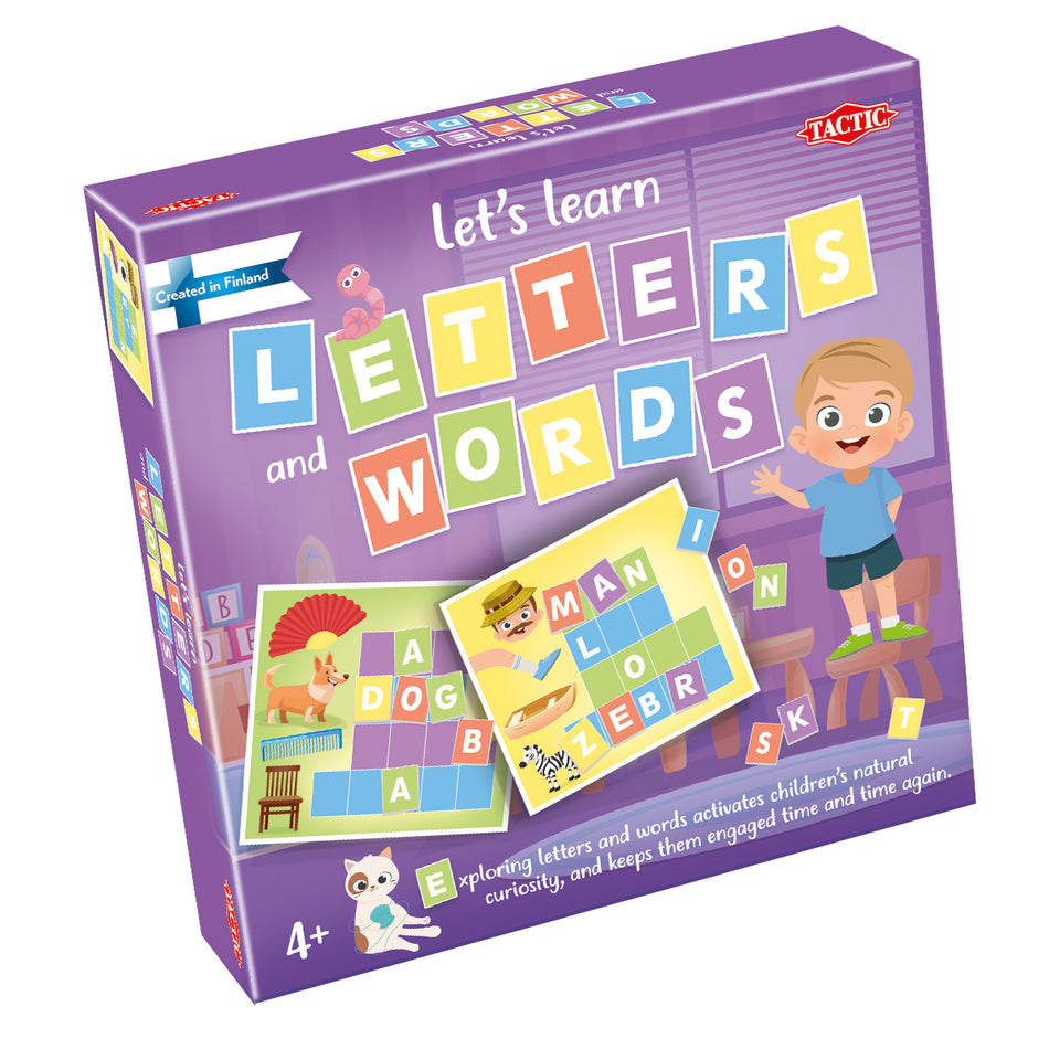 Valokuva tuotteesta Lautapeli Let's learn Letters and Words english, kuuluu tuoteryhmään Lautapelit.