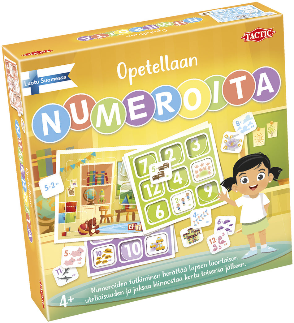 Valokuva tuotteesta Opetellaan numeroita, kuuluu tuoteryhmään Lautapelit.