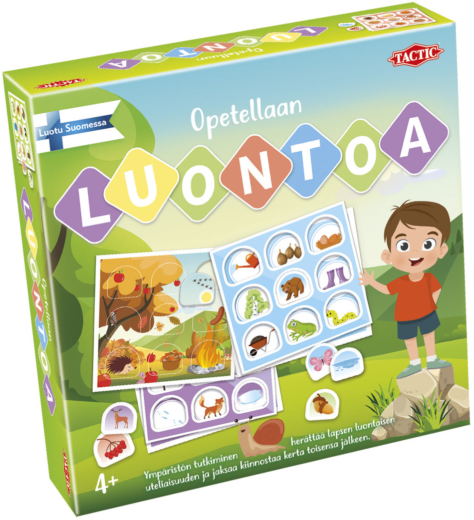Valokuva tuotteesta Opetellaan luontoa, kuuluu tuoteryhmään Lautapelit.