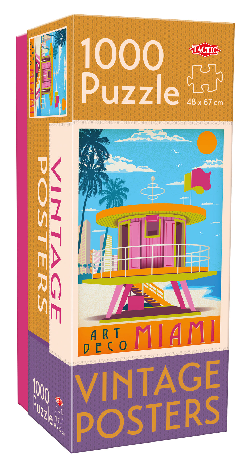 Valokuva tuotteesta Palapeli 1000 palaa Vintage Miami, kuuluu tuoteryhmään Palapelit.